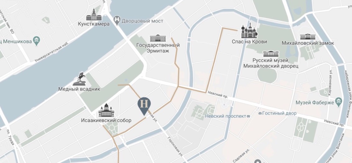 Расположение гостевого дома - ближайшие культурные объекты